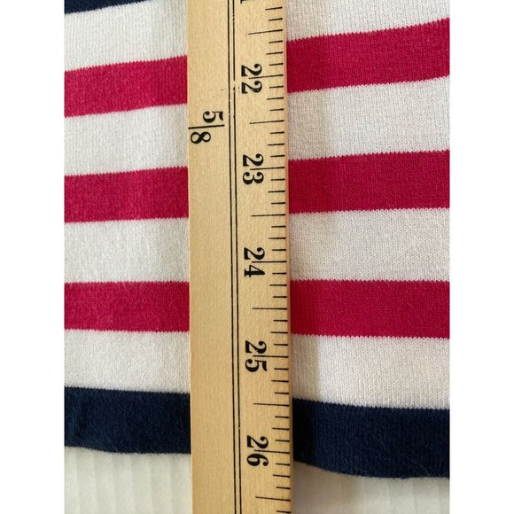Jones New York Pink, Blue and Navy Stripe Nautical Festive Modal Tank Size 1X - Picture 6 of 8